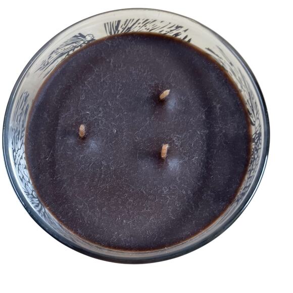 Slatkin & Co Scented Candle Fireside 3 Wick Jar With Lid New Without Box - Picture 4 of 5